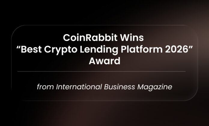 CoinRabbit Wins “Best Crypto Lending Platform 2026” Award from International Business Magazine | UseTheBitcoin CoinRabbit Wins “Best Crypto Lending Platform 2026” Award from International Business Magazine | UseTheBitcoin