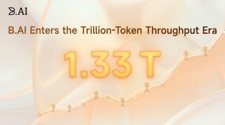 Cracking 1.33 Trillion Daily Tokens: B.AI Powers the “AI Grid” with Full-Stack Infrastructure to Fuel the Agentic Era | Bitcoinist.com