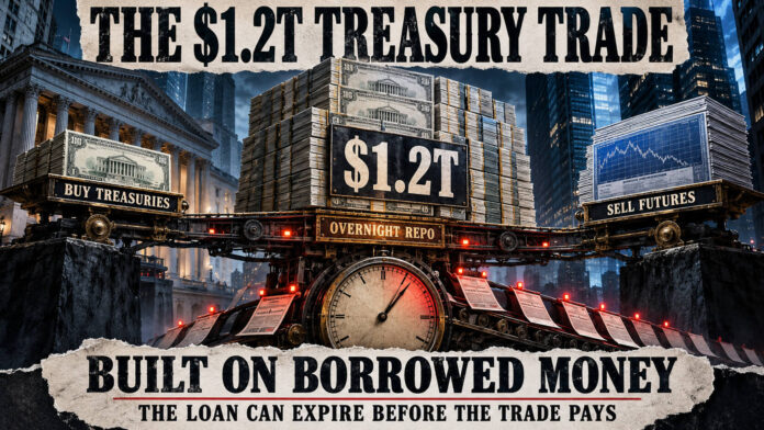 Hedge funds built a .2 trillion Treasury trade on money they have to keep borrowing Hedge funds built a .2 trillion Treasury trade on money they have to keep borrowing